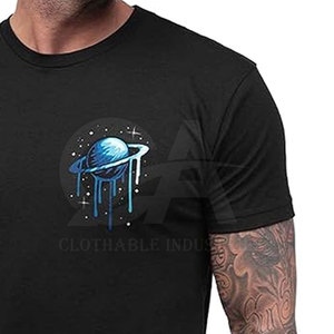 T-shirt streetwear pour homme, décontracté, imprimé graphique, en coton doux et respirant, tendance, coupe ample - Product Image 4