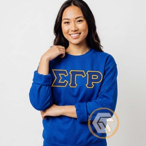 เสื้อผ้าสตรีกรีกคุณภาพสูงแบบกำหนดเอง ปักลาย Sigma Gamma Rho สำหรับฤดูหนาว ผ้าฝ้ายฟลีซเนื้อนุ่ม เป็นมิตรกับสิ่งแวดล้อม สำหรับชมรมนักศึกษาหญิง - Product Image 4