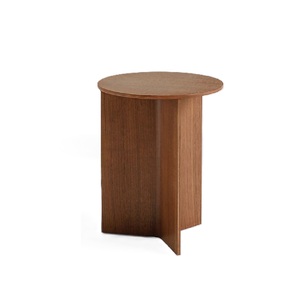 Modern Round Wooden Coffee <b>Table</b> Midcentury Design Solid Wood <b>Living</b> <b>Room</b> Furniture Accent <b>Side</b> <b>Table</b> Handmade - Product Image 1