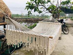 Silla hamaca para balcón, hamaca de macramé OEM, hamaca de macramé para patio, hamaca de macramé de Vietnam, hamaca de macramé de algodón natural - Product Image 6