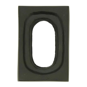 Square <b>Black</b> <b>Napkin</b> Rings Set for White Cloth <b>Napkins</b> Retro Table Decor - Product Image 1
