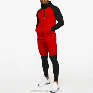 2025 automne et hiver nouveaux costumes de sport pour hommes décontractés bloc de couleur hommes costumes décontractés à capuche à la mode survêtements de sport ensemble complet - Product Image 4