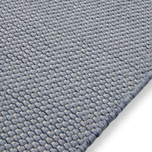 Handmade Cotton Durrie <b>Rug</b> Blue Handwoven Flatweave Low Pile <b>Thin</b> Modern Indian Dhurrie Carpet Living Room Bedroom Floor HARI - Product Image 4