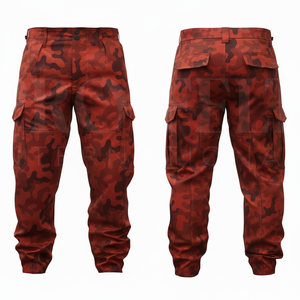 <b>Workwear</b> Premium Quality OEM ODM Camouflage Cargo Pants Custom Color Multi Pocket Outdoor Utility Trousers Comfortable Pants - Product Image 2