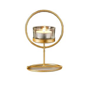 Porte-bougie personnalisable, artisanat fait main pour la décoration de la maison, centre de table de mariage, cadeau romantique, fournisseur en gros - Product Image 3