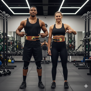 เข็มขัดยกน้ำหนักหนัง Rexfit Sports พร้อมโลโก้สั่งทำพิเศษ OEM เข็มขัดพยุงหลังสำหรับออกกำลังกายและเพาเวอร์ลิฟติ้ง - Product Image 2