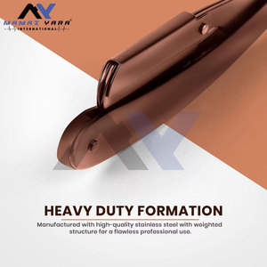 Rasoir droit professionnel pour barbier, rasoir de sécurité en acier inoxydable, lame de rasage manuelle pour l'entretien de la barbe, rasoir de barbier - Product Image 2