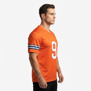 เสื้ออเมริกันฟุตบอลของแท้สำหรับผู้ชายทีมซินซินนาติ bengals Chase 30 andrei iosivas 5 TEE ไซส์ใหญ่ระบายอากาศได้ - Product Image 6