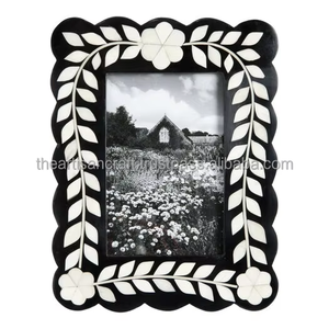 Marco de Fotos Decorativo con Incrustaciones de Hueso Hecho a Mano, Elegante Exhibición de Mesa, Decoración para el Hogar, Regalo - Product Image 6
