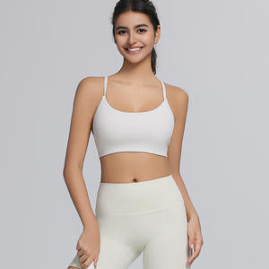 Soutien-gorge de sport léger et confortable pour femme, doux et extensible pour un usage quotidien, soutien-gorge de yoga basique, logo et design personnalisés - Product Image 4