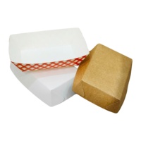 Plateau à sushi en papier kraft cylindrique durable et écologique pour l'emballage alimentaire et les boîtes auto-érectables à usage cadeau