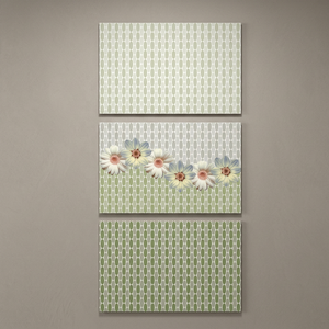 Azulejos de Pared de Cerámica Digital para Baño y Cocina, Diseño Geométrico Gris, Acabado Brillante, Marca Vistaar, 20x30cm - Product Image 5