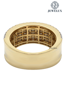 Meilleur Prix Luxe Bague en Argent 925 Plaqué Or 14 carats Coupe Rose avec Certificat IGI pour Mariage Fiançailles Soirée Export Inde - Product Image 4