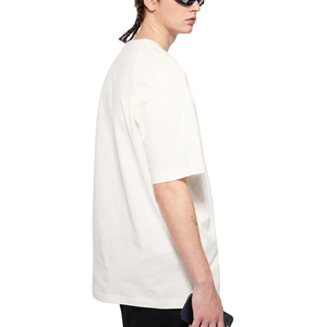 Wholesale Custom Design <b>Drop</b> Shoulder Oversized T-Shirts for Men 100% Cotton Acid Wash Henley Collar - Product Image 4