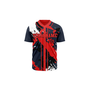 เสื้อเบสบอลเด็กแบบสั่งทำพร้อมโลโก้และชื่อ  ขายส่งแบบซับลิเมชั่น ชุดเบสบอลและซอฟต์บอล เสื้อเจอร์ซีย์เบสบอล - Product Image 3