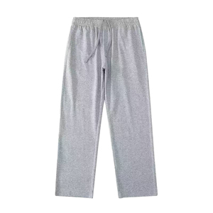 Custom <b>Men's</b> Woolen Straight Casual Baggy Sweatpants Elastic Waist Athletic Joggers Loose <b>Lounge</b> <b>Pants</b> with Pockets - Product Image 4