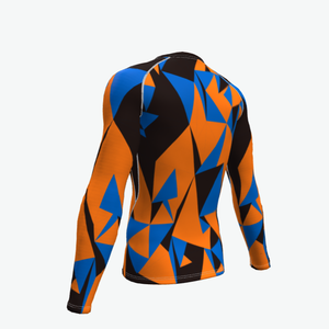 Wholesale OEM <b>Surf</b> <b>Printed</b> Breathable Compression Shirt Long Sleeve UV UPF50+ Custom Rash Guard for Men - Product Image 5