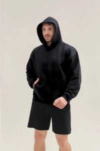 Nueva Sudadera con Capucha Oversize para Hombre al por Mayor, 100% Algodón, Estilo Casual, Sudadera Boxy para Hombre, Impresión Personalizada, Sudadera Streetwear para Hombre - Product Image 5