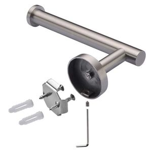 Portarotolo da Parete Moderno in Acciaio Inox SUS304 Antiruggine con Finitura Nichel Spazzolato - Product Image 1