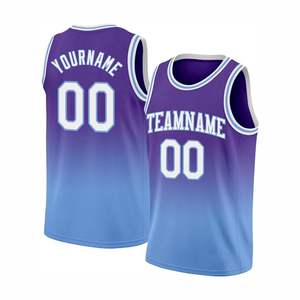 Camiseta de Baloncesto Sublimada Personalizada al por Mayor, Informal, de Poliéster Premium, Transpirable, de Secado Rápido, para Equipos Deportivos - Product Image 1