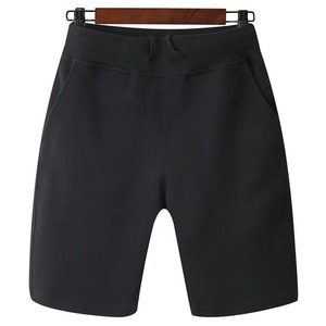 Shorts de bain pour hommes, couleur unie, séchage rapide, avec cordon de serrage à la taille - Product Image 4