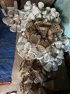 NATURAL RATTAN BELL CHRISTMAS ORNAMENT HANDWOVEN <b>WICKER</b> HOLIDAY DECOR WHOLESALE FROM VIETNAM - Product Image 4