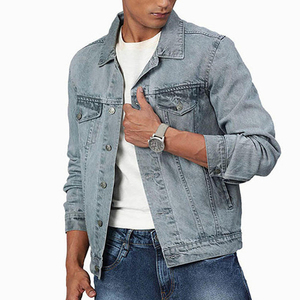 Chaquetas de mezclilla de color sólido, transpirables y de alta calidad para adultos, para uso en invierno, fabricadas por el mejor fabricante, chaqueta de mezclilla para hombre. - Product Image 1