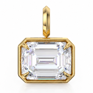 เครื่องประดับดีไซน์ทันสมัยไม่ซ้ำใคร ทองคำแท้ 14K รูปทรงสันติภาพแบบมินิมอล ไม่มีเพชร จี้ห้อยคอสั่งทำพิเศษ - Product Image 3