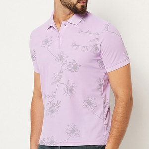 Servicio OEM/ODM, MOQ Bajo, Camiseta Polo para Hombre, Corte Ajustado, Color Liso, Diseña Tu Propia Camiseta Polo para Hombre - Product Image 2