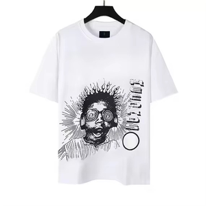 เสื้อยืดพิมพ์ลายกราฟิกเท่ๆ แขนสั้นทรงหลวมไหล่ตก ย้อมสีแบบแอซิดวอช คุณภาพเยี่ยม ขายดี รุ่นใหม่ล่าสุด ปี 2026 - Product Image 4