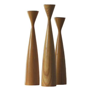 Awesome Look Wood Tapered Candlestick Holder for Home Decoration Handmade Candle Taper Stand Lighting Candle Taper On Sale - Product Image 2