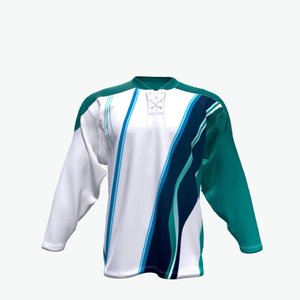เสื้อฮอกกี้น้ำแข็งแบบสั่งทำพิเศษ ไซส์ 7XL ราคาโรงงาน พร้อมสกรีนลายแบบ Sublimation - Product Image 3