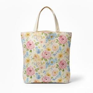 Sacs fourre-tout décontractés en toile élégants pour femmes Luxe Enterprises 2026 avec fermeture éclair, légers, pliables, personnalisables par transfert numérique - Product Image 5