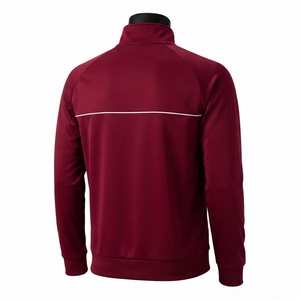 Veste de sport athlétique pour homme, tissu respirant, construction légère, fermeture éclair intégrale, mouvements flexibles, confort sportif - Product Image 2