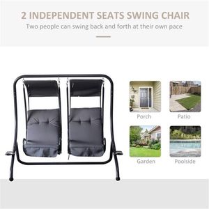 Gray Patio Swing Chair - Product Image 4
