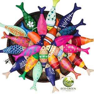 Decoración de Peces de Madera Estilo Japonés, 15 cm, Madera de Fresno Natural, Manualidades DIY, Adorno de Peces Pintado a Mano, Decoración del Hogar - Product Image 6