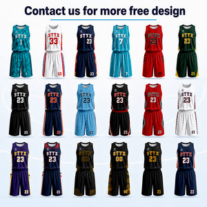 เสื้อบาสเก็ตบอลเย็บติดลายทางสไตล์เรโทรสำหรับเด็กและผู้ชาย เสื้อกีฬาตาข่ายเปล่าสำหรับทีมบาสเก็ตบอล รับสกรีนโลโก้ตามสั่ง OEM ODM - Product Image 5