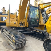 Excavatrice sur chenilles d'occasion 320 avec moteur et PLC, éprouvée sur des projets d'infrastructure à grande échelle, excellent état