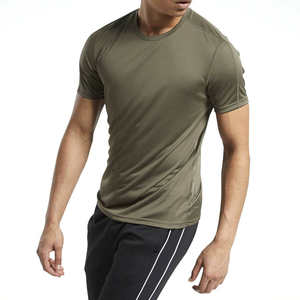 T-shirts pour hommes col rond, bonne qualité, 100% coton, coupe slim, colorés, t-shirts unis pour hommes - Product Image 1