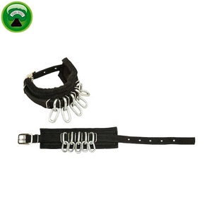 Chaîne entrave pour équipement de cheval en néoprène noir de luxe - Product Image 1