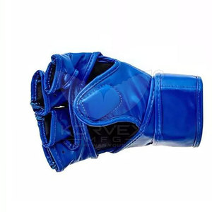 Gants de grappling MMA antichoc à doigts ouverts, conception d'entraînement, protection rembourrée des mains, support sécurisé du poignet, arts martiaux - Product Image 3