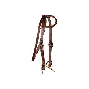 Brown Leather Horse Bridle Bit Reins High Quality Customizable Nylon Spandex Mesh Materials Custom Color Logo for <b>Equestrian</b> Use - Product Image 4