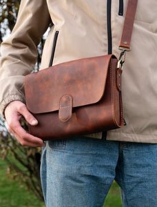 Sacoche en cuir de luxe Luxevar Classic Premium - Product Image 2