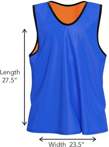 Custom Sports <b>Training</b> <b>Bibs</b> Lightweight Athletic Practice Pinnies - Product Image 3