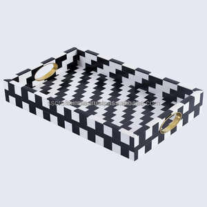 Plateau en résine époxy de qualité supérieure Plateau d'art fonctionnel élégant pour cuisine, salle à manger et station de café disponible à un prix abordable - Product Image 5