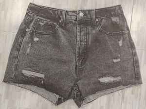 Nouvelles Tendances 2026 : Shorts en Jean Déchiré Taille Haute pour Femme, en Coton Teint Uni - Product Image 5