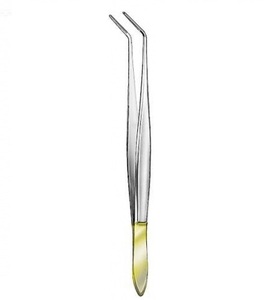 Pinces à cils Barraquer en acier inoxydable de haute qualité, angle 10,5 cm, fabricant et exportateur d'instruments chirurgicaux - Product Image 2