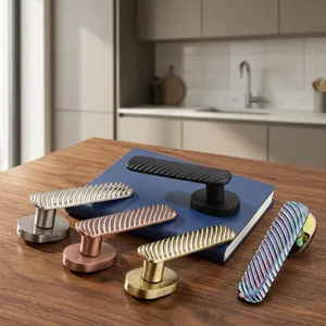 Premium Modern Brass Mortise Door <b>Handle</b> Set Antique Graphite Black CP Z Black PVD Gold Rose Gold Finish Heavy Duty <b>Lock</b> - Product Image 1