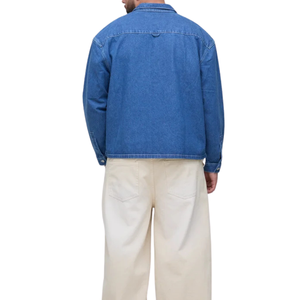 Camisa Vaquera de Mezclilla para Hombre de Talla Grande, la Mejor Calidad, Tela Cómoda, Venta al por Mayor, Personalizable, Muestra Gratuita - Product Image 2