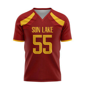 Camiseta de Fútbol Sublimada Cougar 66, Unisex, Cuello en V, Media Absorción de Humedad, Poliéster, Ropa Deportiva para Adultos, Personalizada con Impresión Frontal - Product Image 4